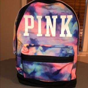 **SOLD** VS Pink Watercolor Campus Backpack